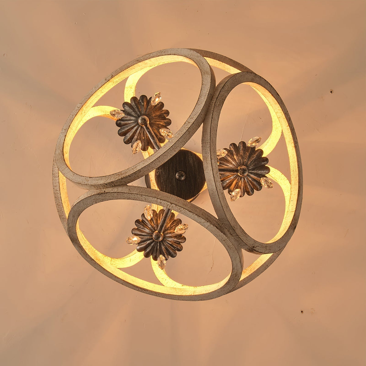 Viraearae Prime Nordique Cristal Bois Suspension - Neutralighting