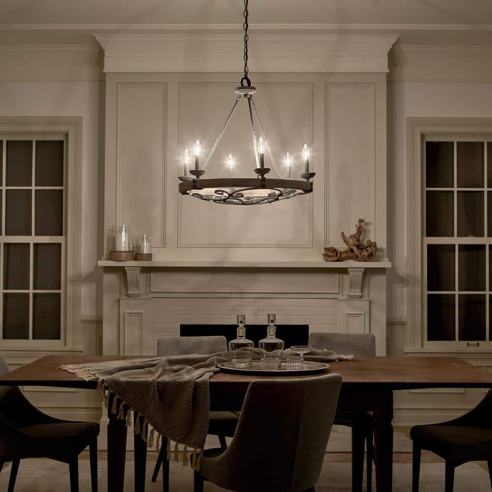 Evtalen Ancien Industriel Bois Métal Lustre - Neutralighting