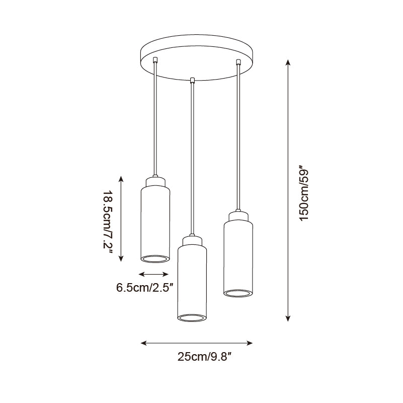Fioden Suspension Minimaliste - Neutralighting