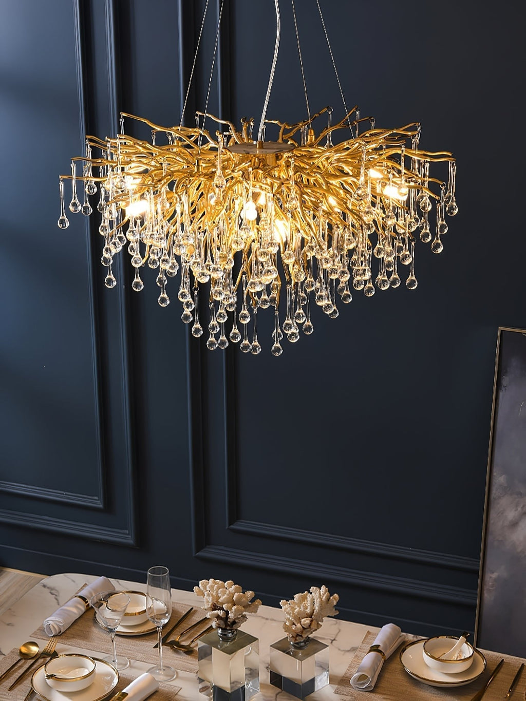 Eurrinis Lustre Cristal Postmoderne Luxueux - Neutralighting