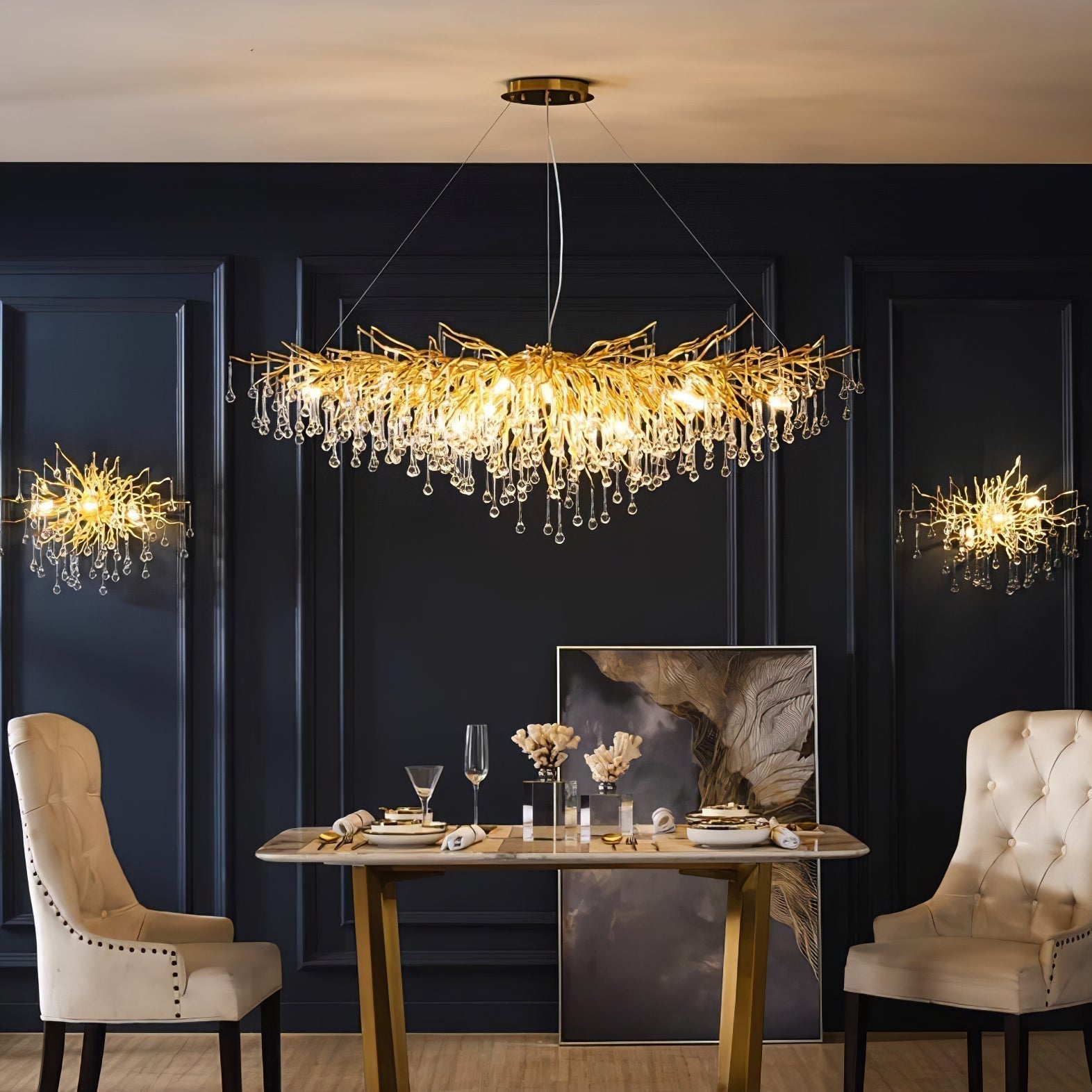Eurrinis Lustre Cristal Postmoderne Luxueux - Neutralighting
