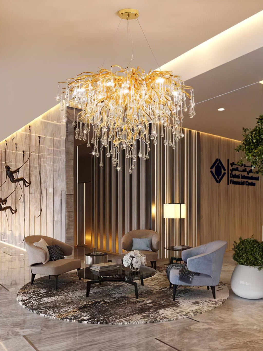 Eurrinis Lustre Cristal Postmoderne Luxueux - Neutralighting