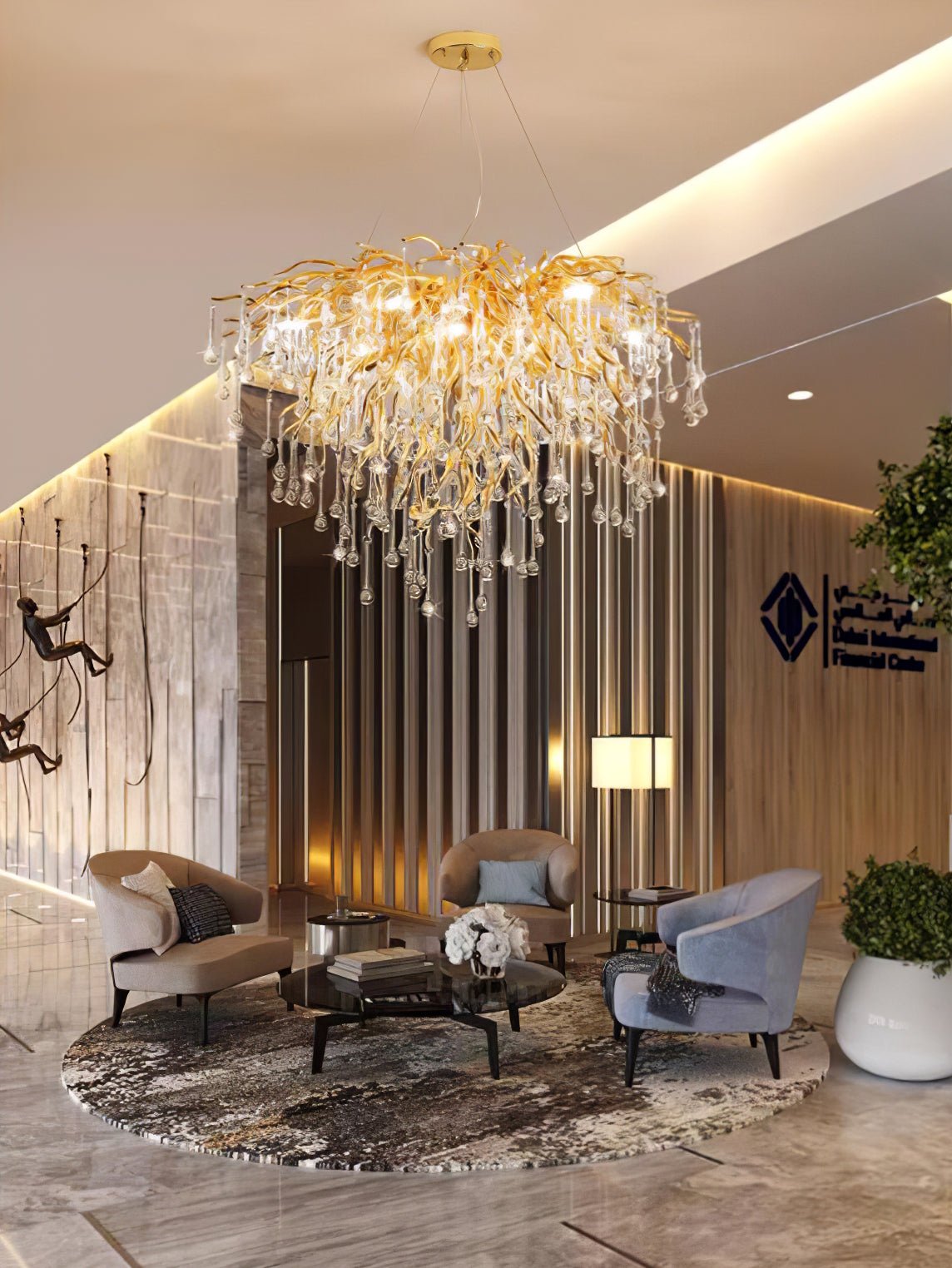 Eurrinis Lustre Cristal Postmoderne Luxueux - Neutralighting