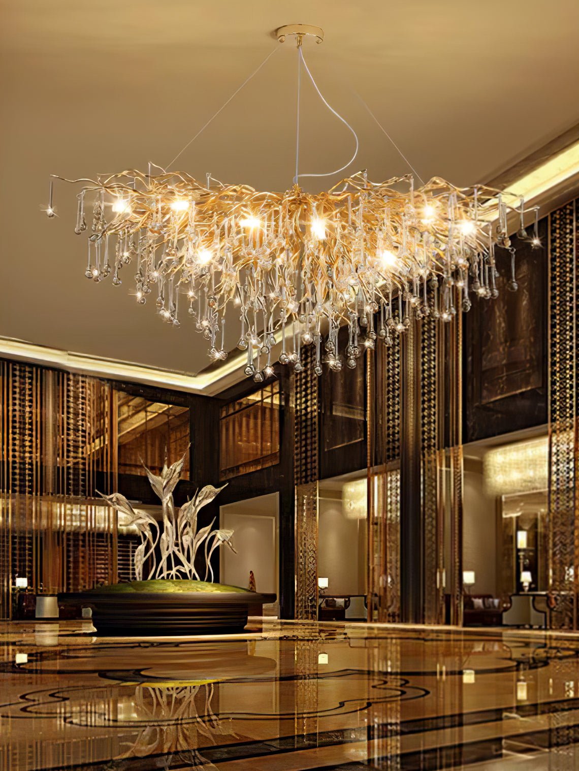 Eurrinis Lustre Cristal Postmoderne Luxueux - Neutralighting