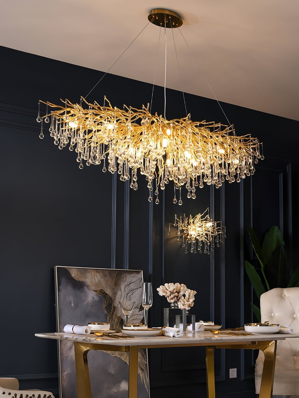 Eurrinis Lustre Cristal Postmoderne Luxueux - Neutralighting