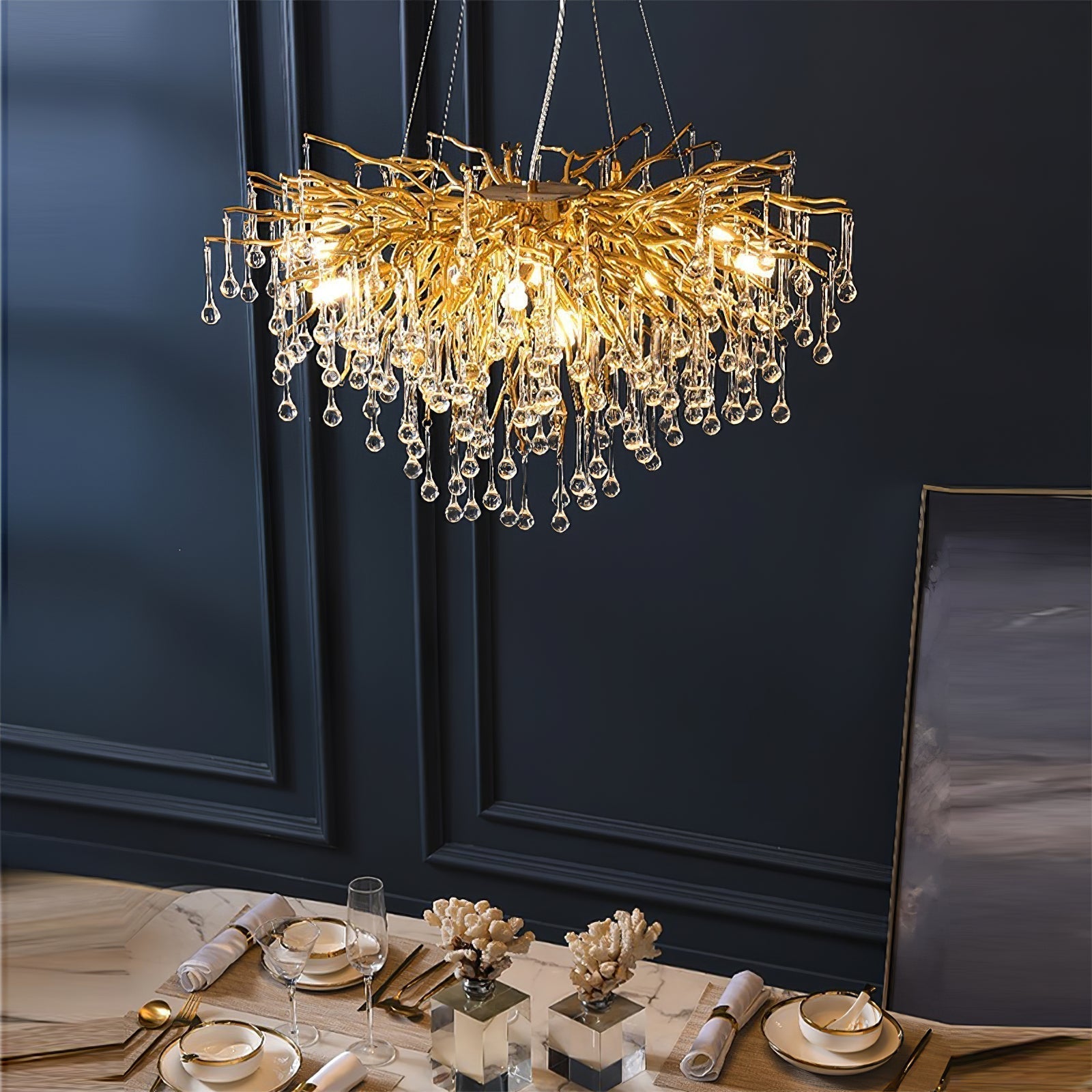 Eurrinis Lustre Cristal Postmoderne Luxueux - Neutralighting