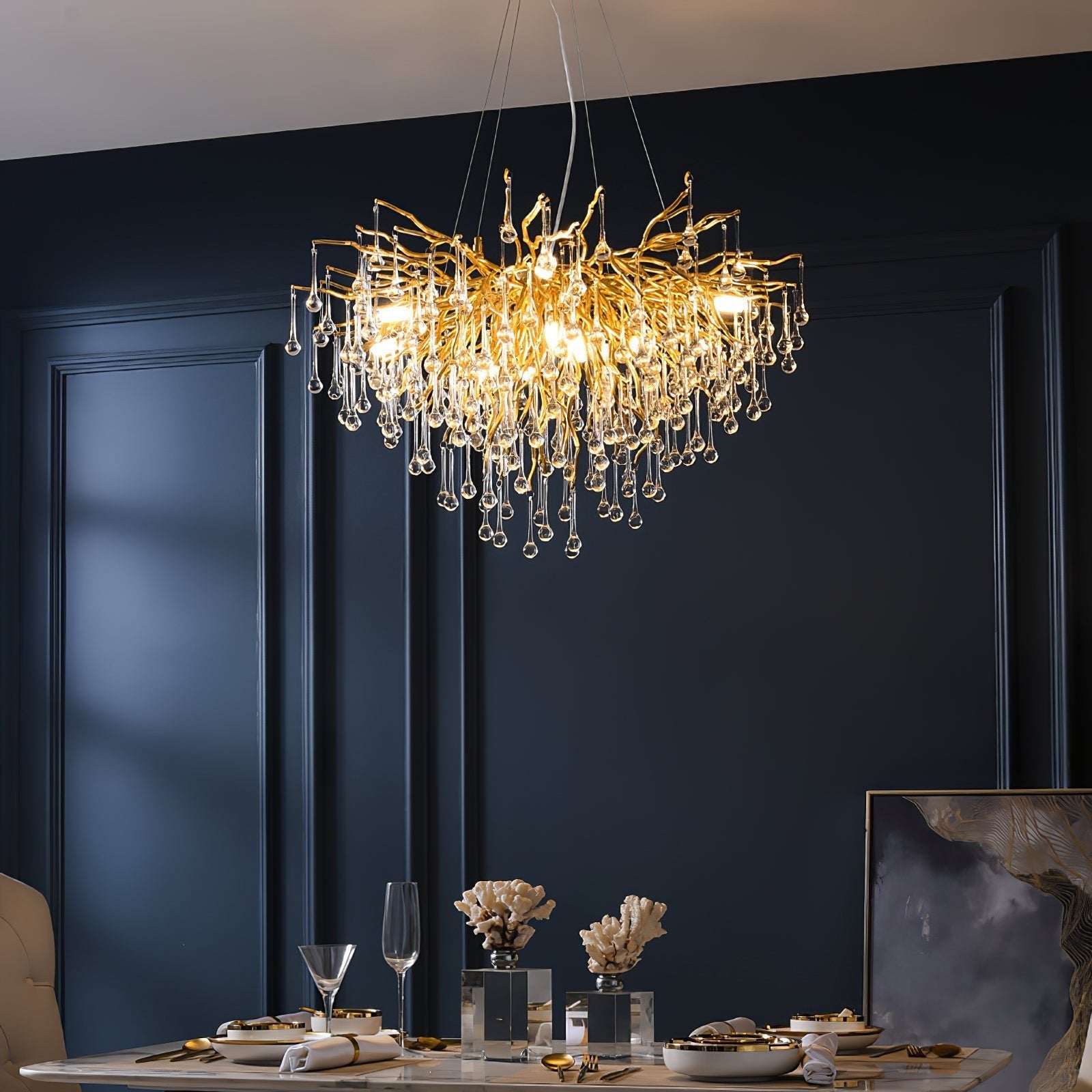 Eurrinis Lustre Cristal Postmoderne Luxueux - Neutralighting
