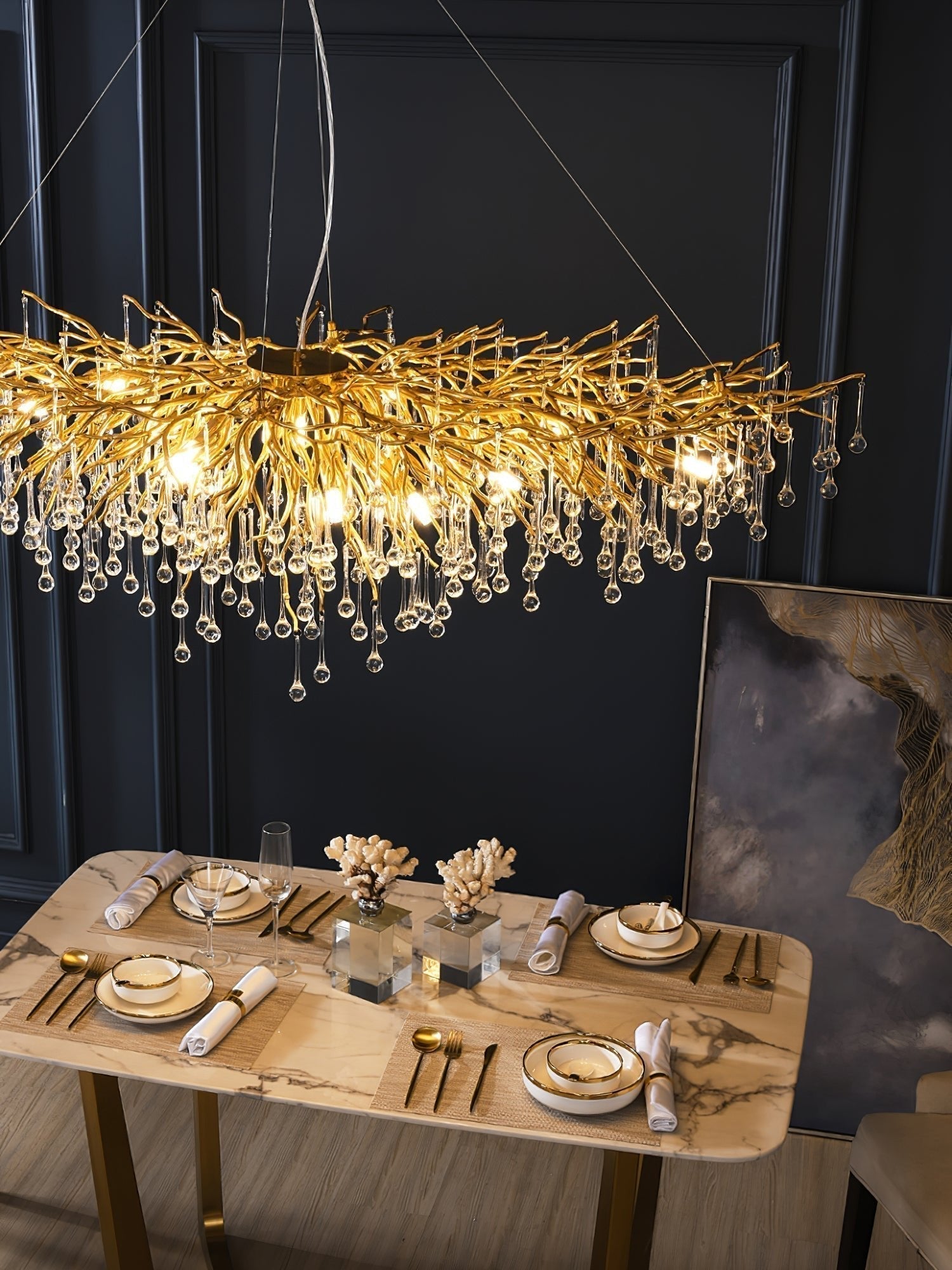 Eurrinis Lustre Cristal Postmoderne Luxueux - Neutralighting