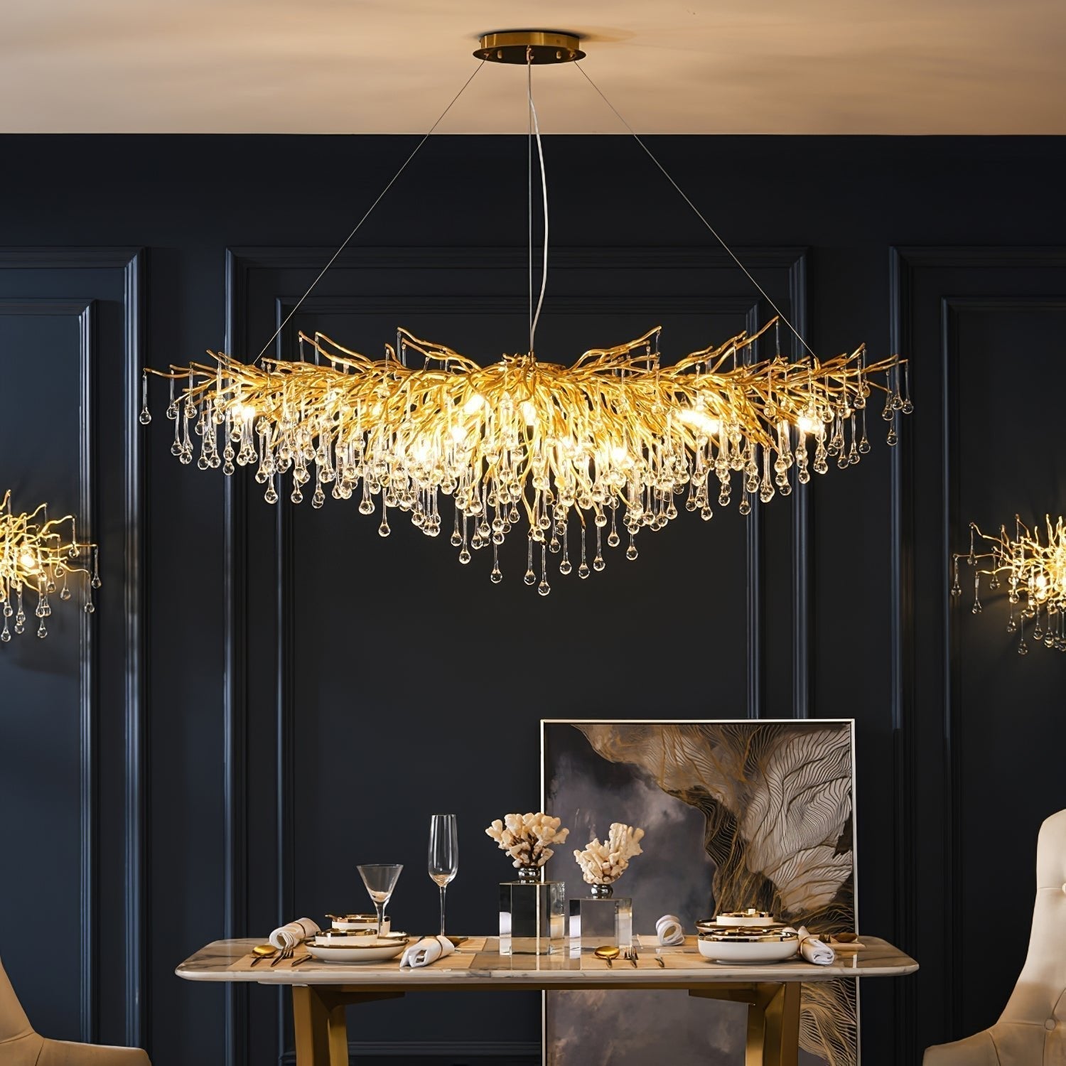 Eurrinis Lustre Cristal Postmoderne Luxueux - Neutralighting