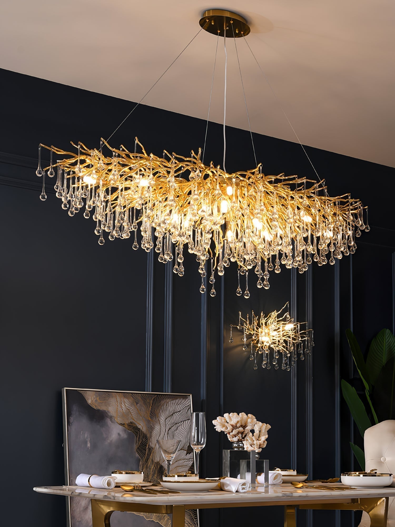 Eurrinis Lustre Cristal Postmoderne Luxueux - Neutralighting