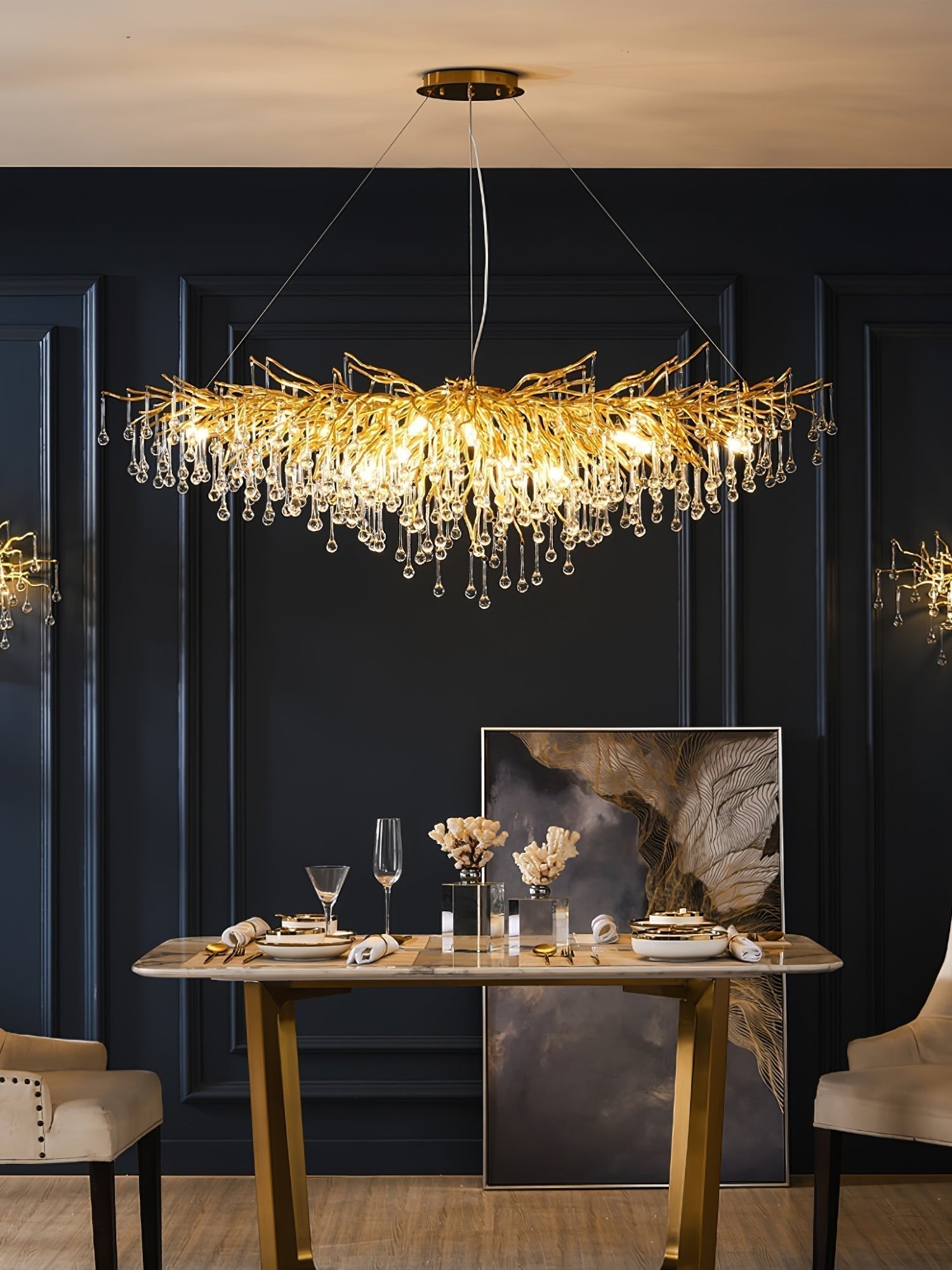 Eurrinis Lustre Cristal Postmoderne Luxueux - Neutralighting