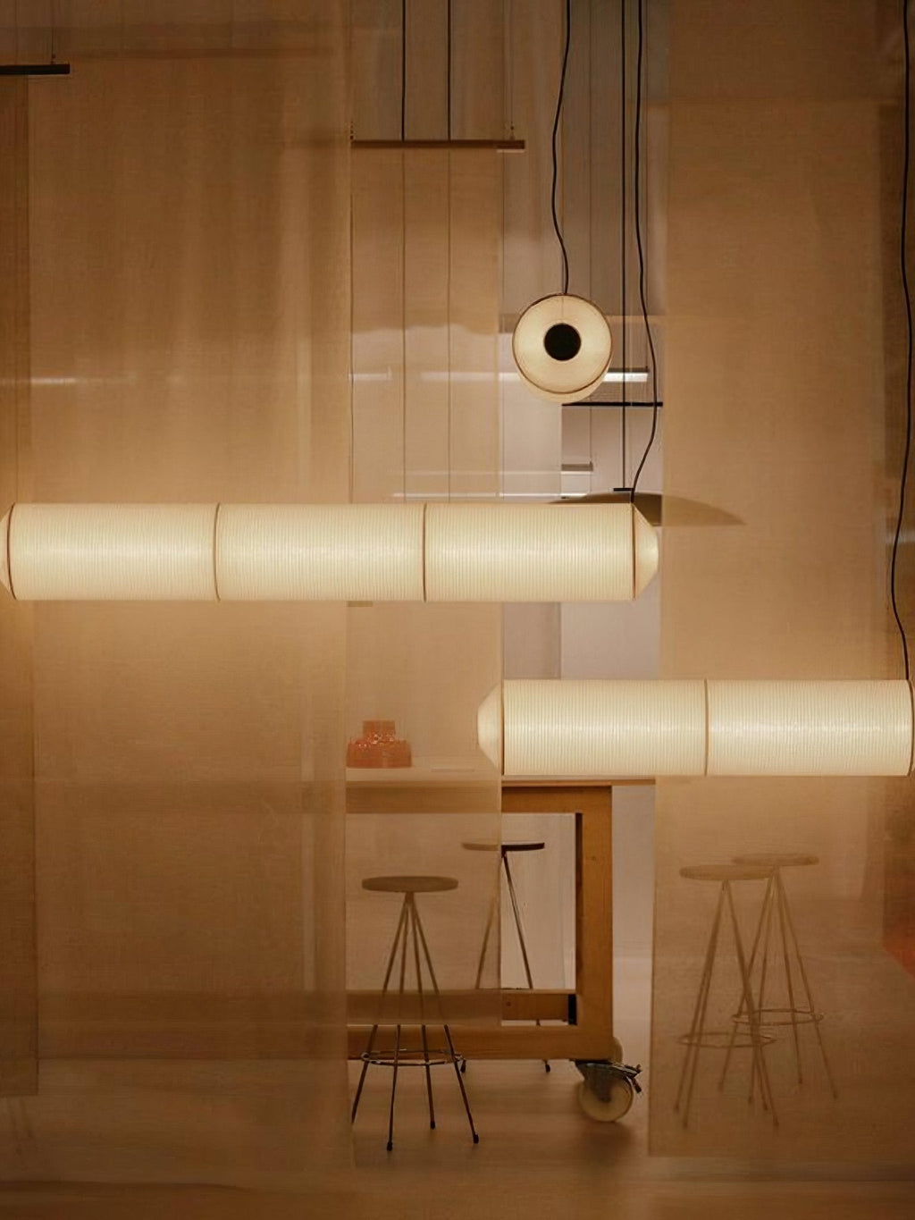 Citheis Suspension Moderne en Soie de Mûrier Naturelle - Neutralighting