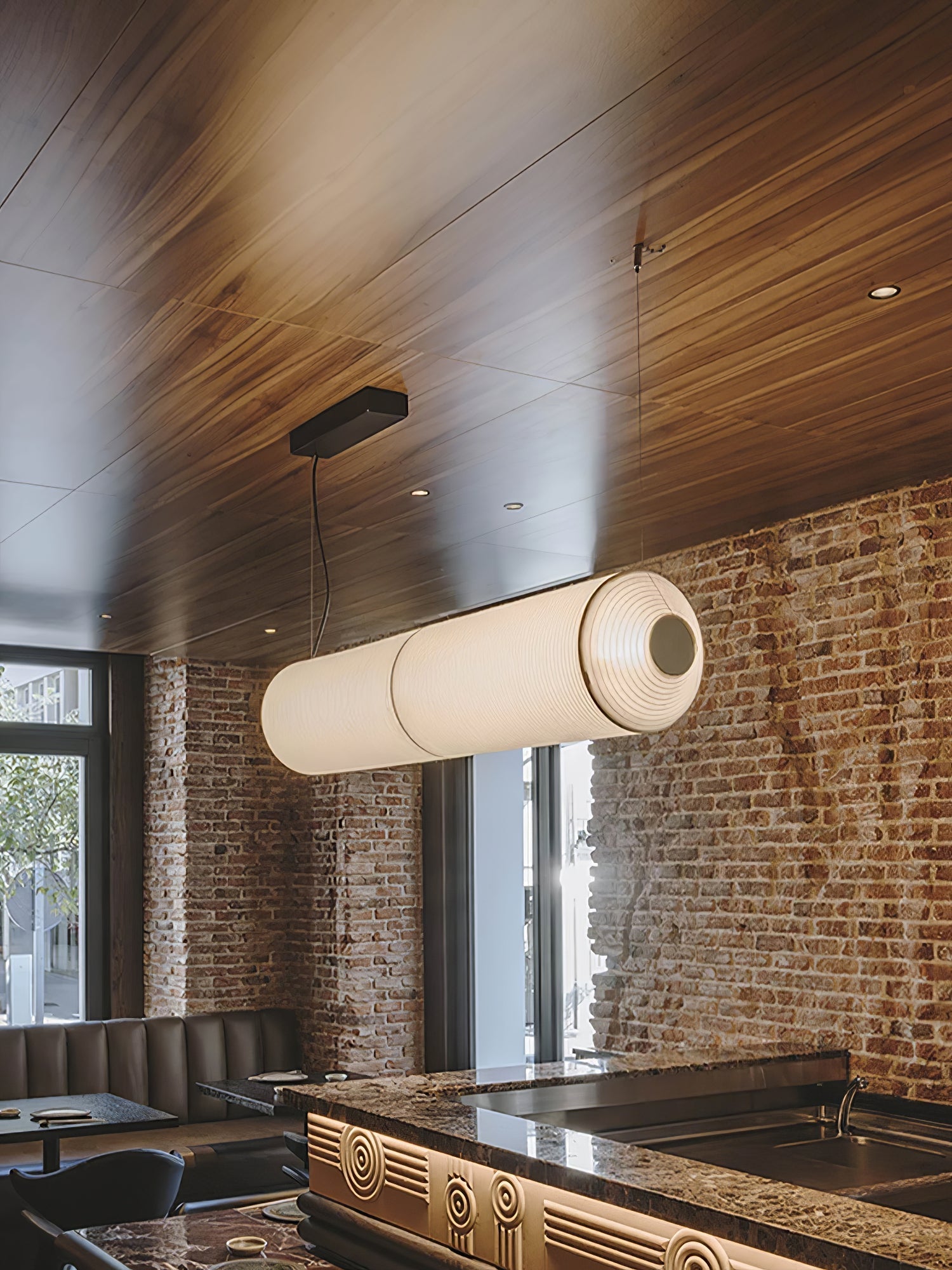 Citheis Suspension Moderne en Soie de Mûrier Naturelle - Neutralighting