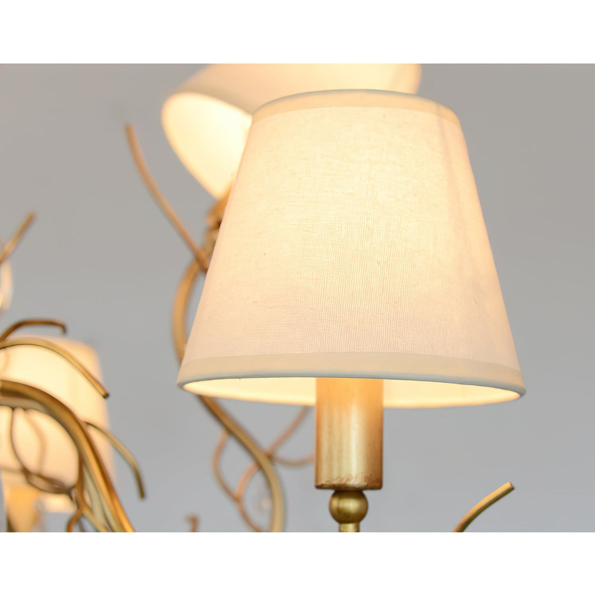 Olsolan Postmodern Luxe Tissu Cristal Lustre - Neutralighting