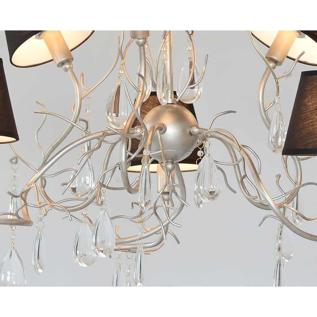 Olsolan Postmodern Luxe Tissu Cristal Lustre - Neutralighting