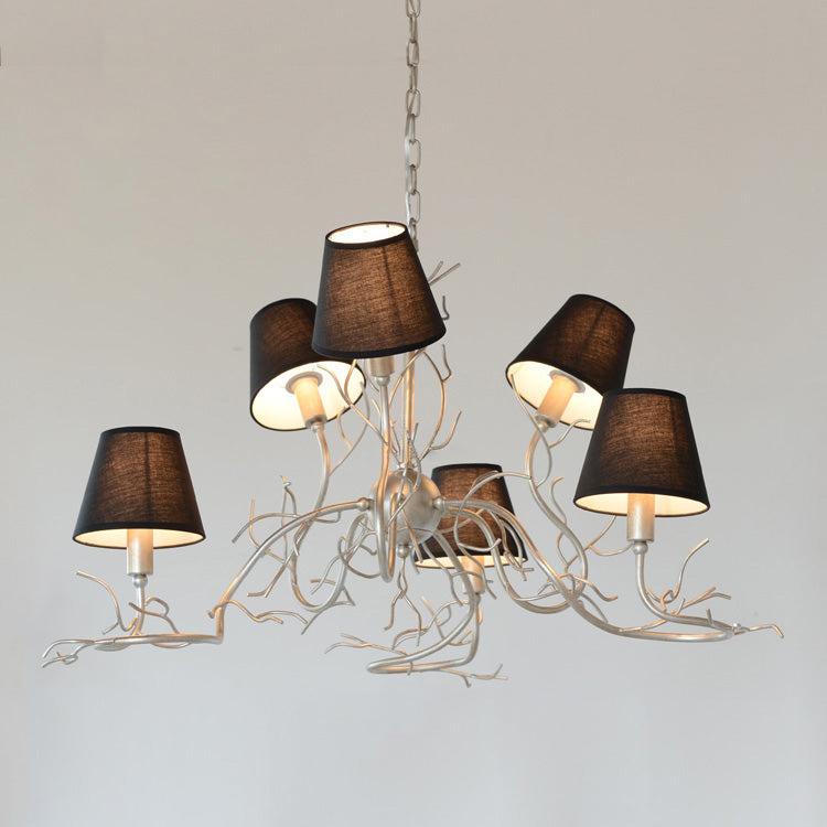 Olsolan Postmodern Luxe Tissu Cristal Lustre - Neutralighting