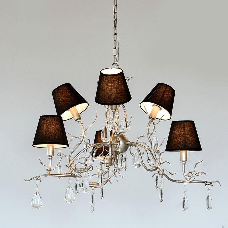 Olsolan Postmodern Luxe Tissu Cristal Lustre - Neutralighting