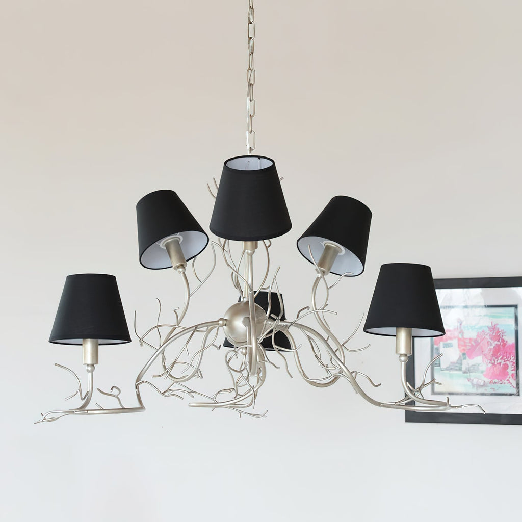 Olsolan Postmodern Luxe Tissu Cristal Lustre - Neutralighting