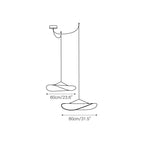 Elsolir Moderne Minimaliste Papier Suspension - Neutralighting