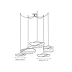 Elsolir Moderne Minimaliste Papier Suspension - Neutralighting