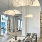 Vela Lampe Suspendue Minimaliste en Soie - Neutralighting
