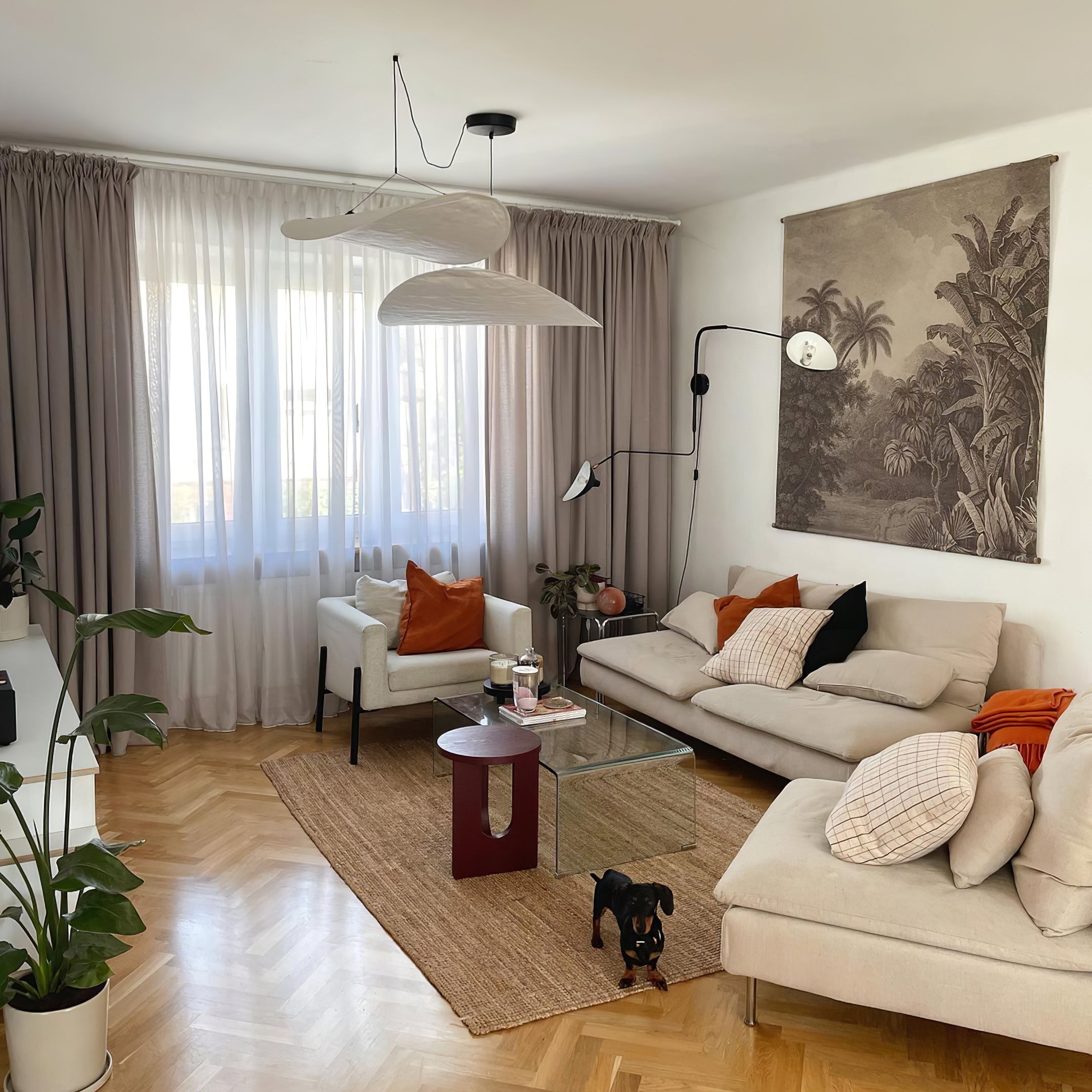 Vela Lampe Suspendue Minimaliste en Soie - Neutralighting