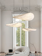 Vela Lampe Suspendue Minimaliste en Soie - Neutralighting