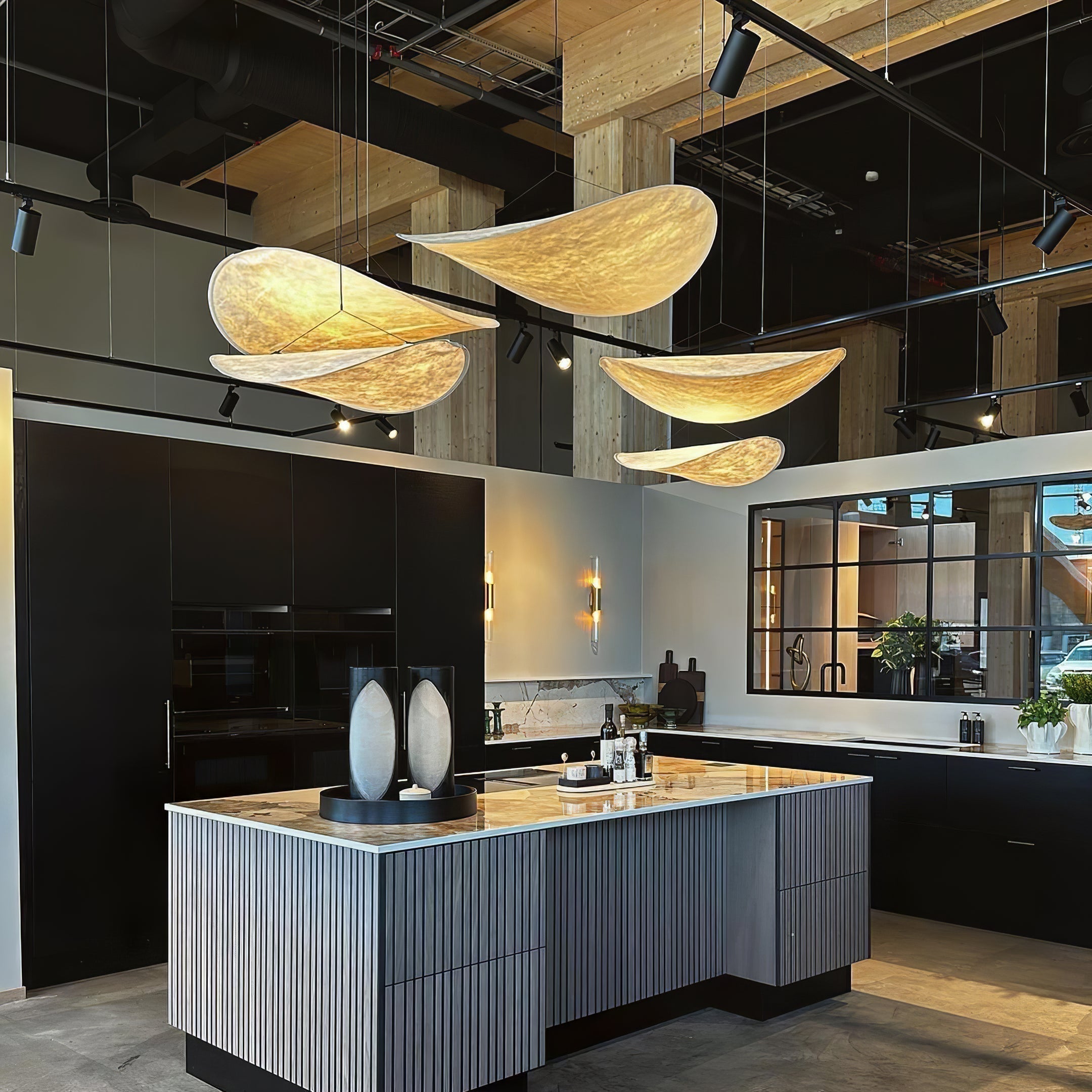 Vela Lampe Suspendue Minimaliste en Soie - Neutralighting