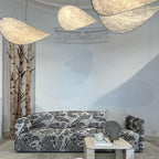 Vela Lampe Suspendue Minimaliste en Soie - Neutralighting