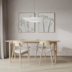 Vela Lampe Suspendue Minimaliste en Soie - Neutralighting