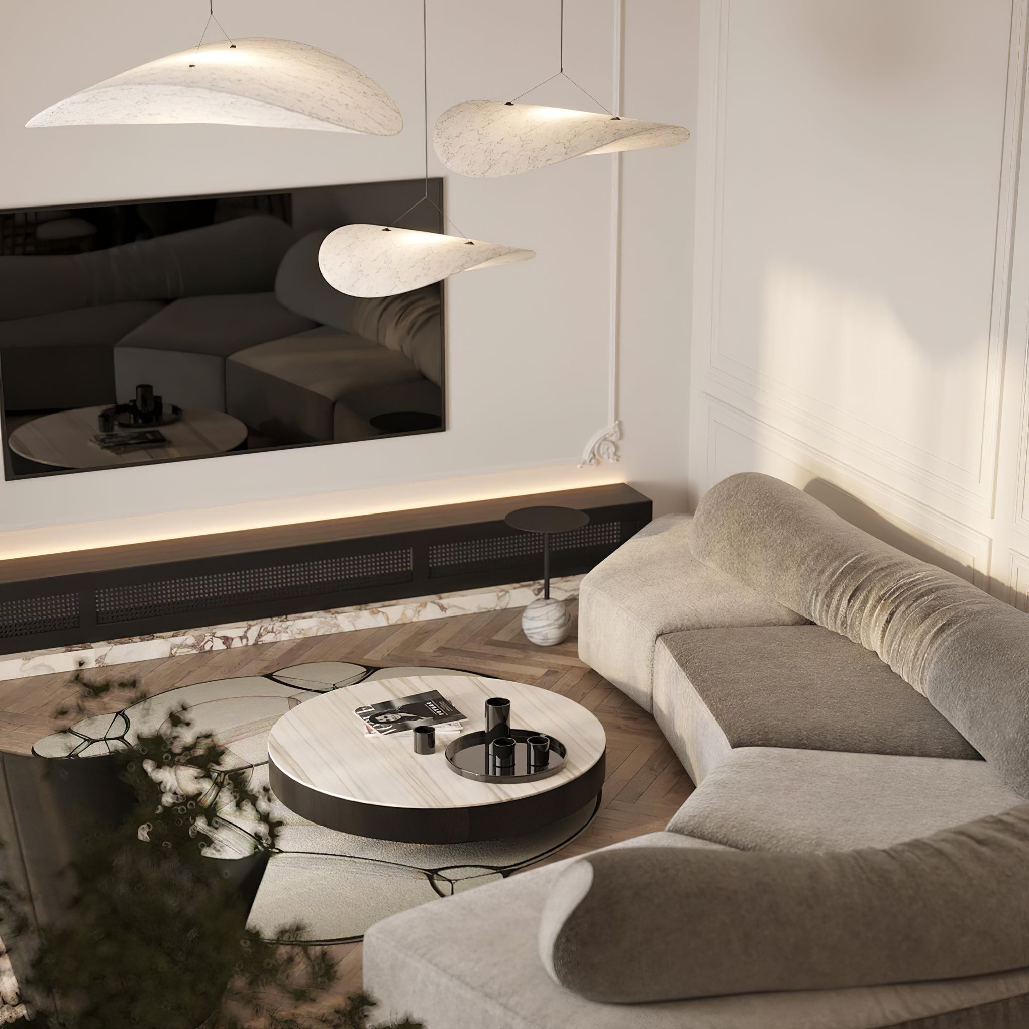 Sereca Suspension en Papier et Fibre de Verre - Neutralighting