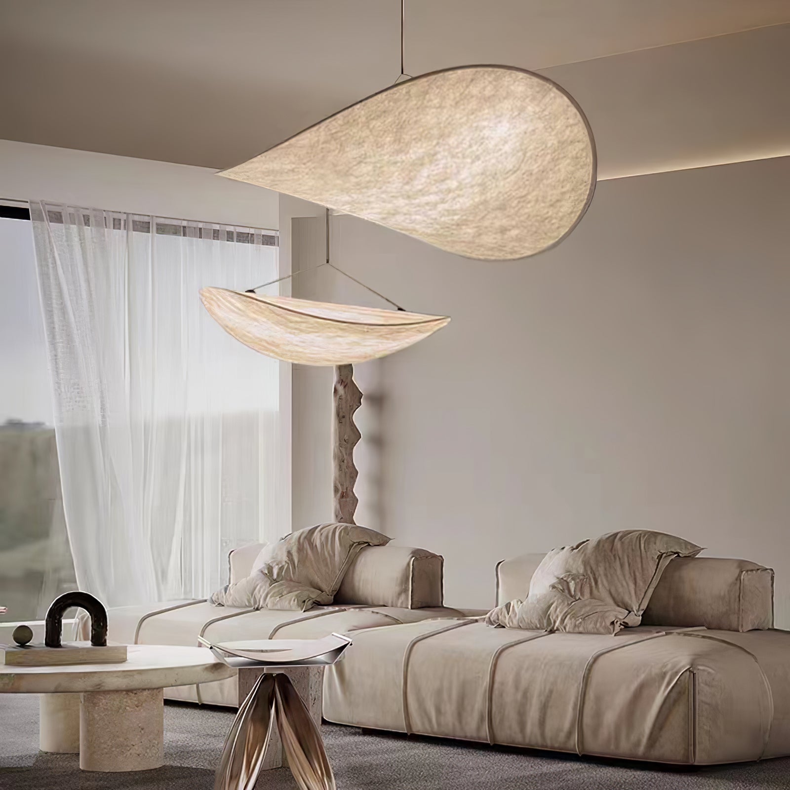 Sereca Suspension en Papier et Fibre de Verre - Neutralighting