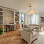 Vela Lampe Suspendue Minimaliste en Soie - Neutralighting