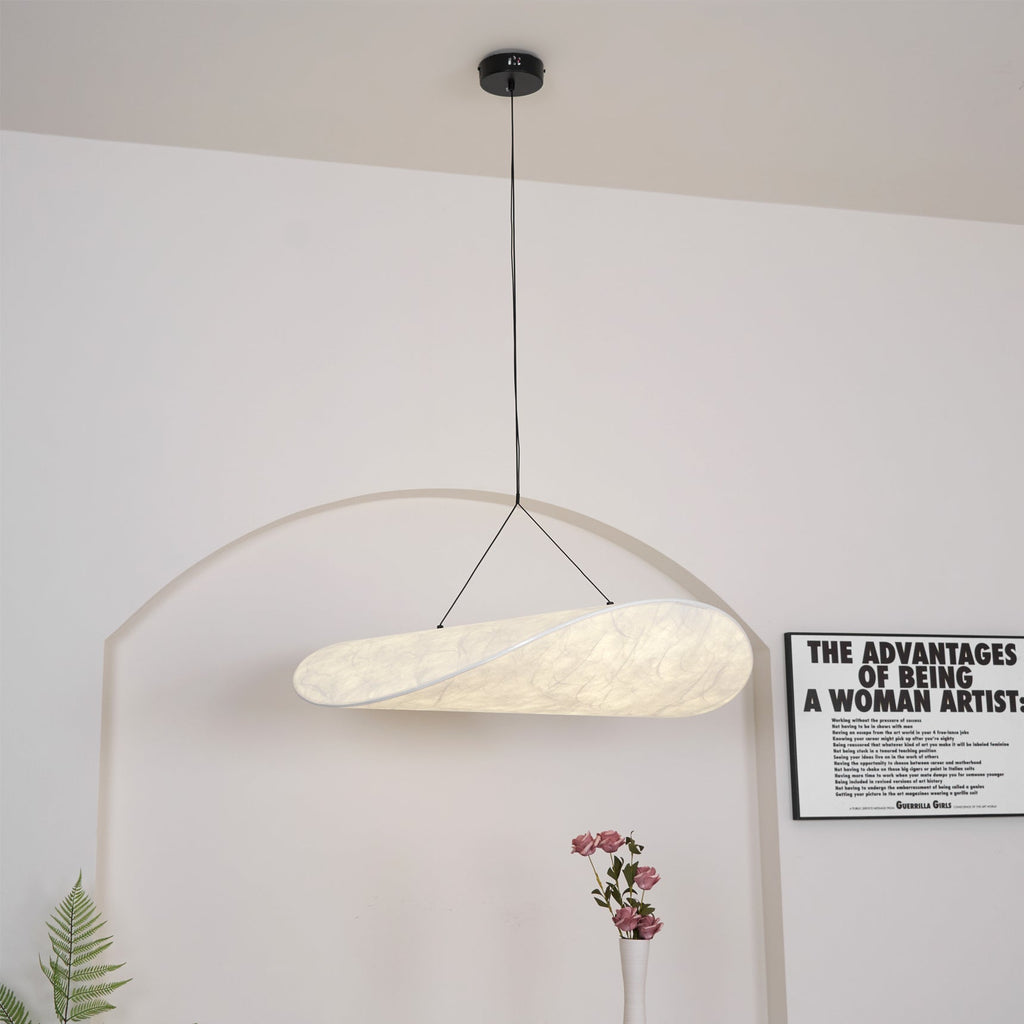 Vela Lampe Suspendue Minimaliste en Soie - Neutralighting