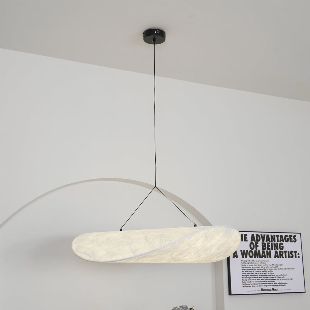 Vela Lampe Suspendue Minimaliste en Soie - Neutralighting