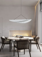 Vela Lampe Suspendue Minimaliste en Soie - Neutralighting