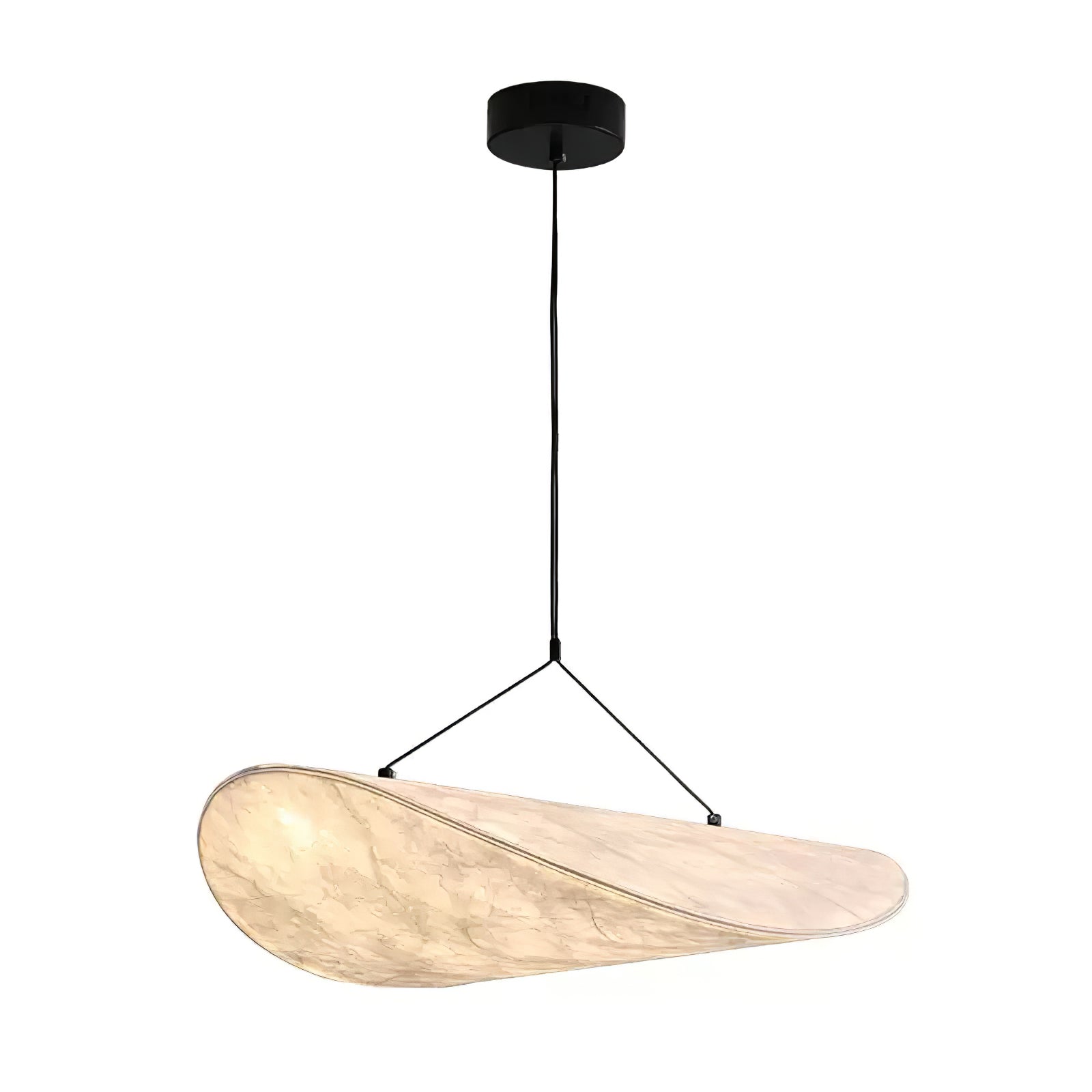 Vela Lampe Suspendue Minimaliste en Soie - Neutralighting