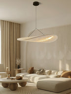 Vela Lampe Suspendue Minimaliste en Soie - Neutralighting