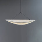 Vela Lampe Suspendue Minimaliste en Soie - Neutralighting