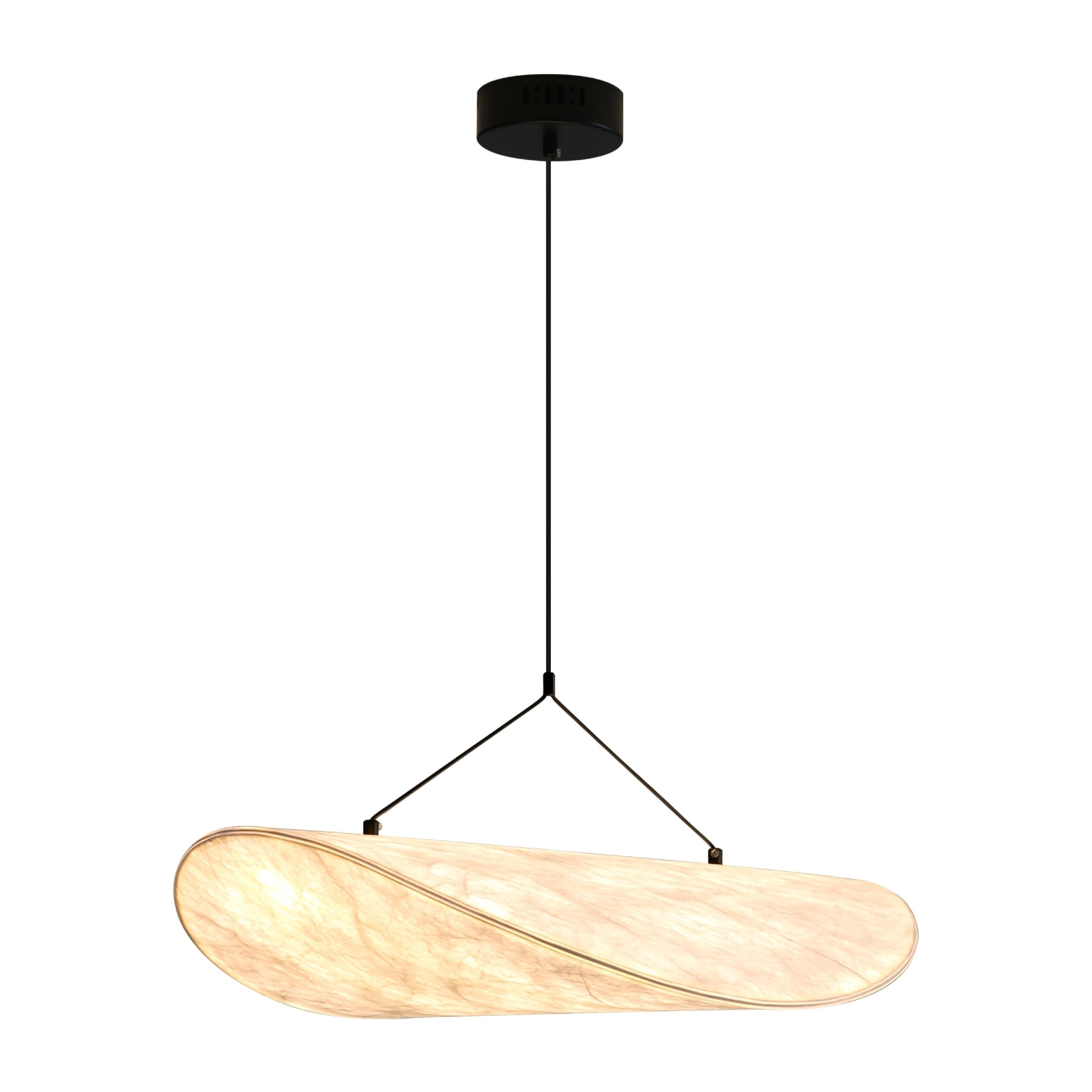 Vela Lampe Suspendue Minimaliste en Soie - Neutralighting