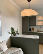 Vela Lampe Suspendue Minimaliste en Soie - Neutralighting