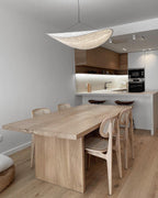 Vela Lampe Suspendue Minimaliste en Soie - Neutralighting