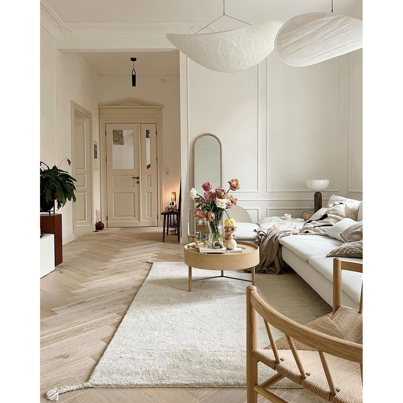 Elsolir Moderne Minimaliste Papier Suspension - Neutralighting