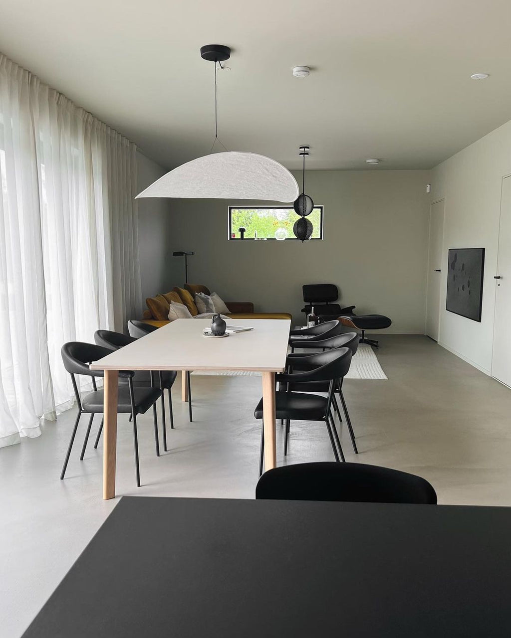 Vela Lampe Suspendue Minimaliste en Soie - Neutralighting