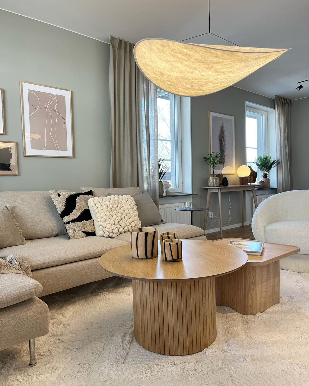 Twist Suspension Lampe Contemporaine Swag - Neutralighting