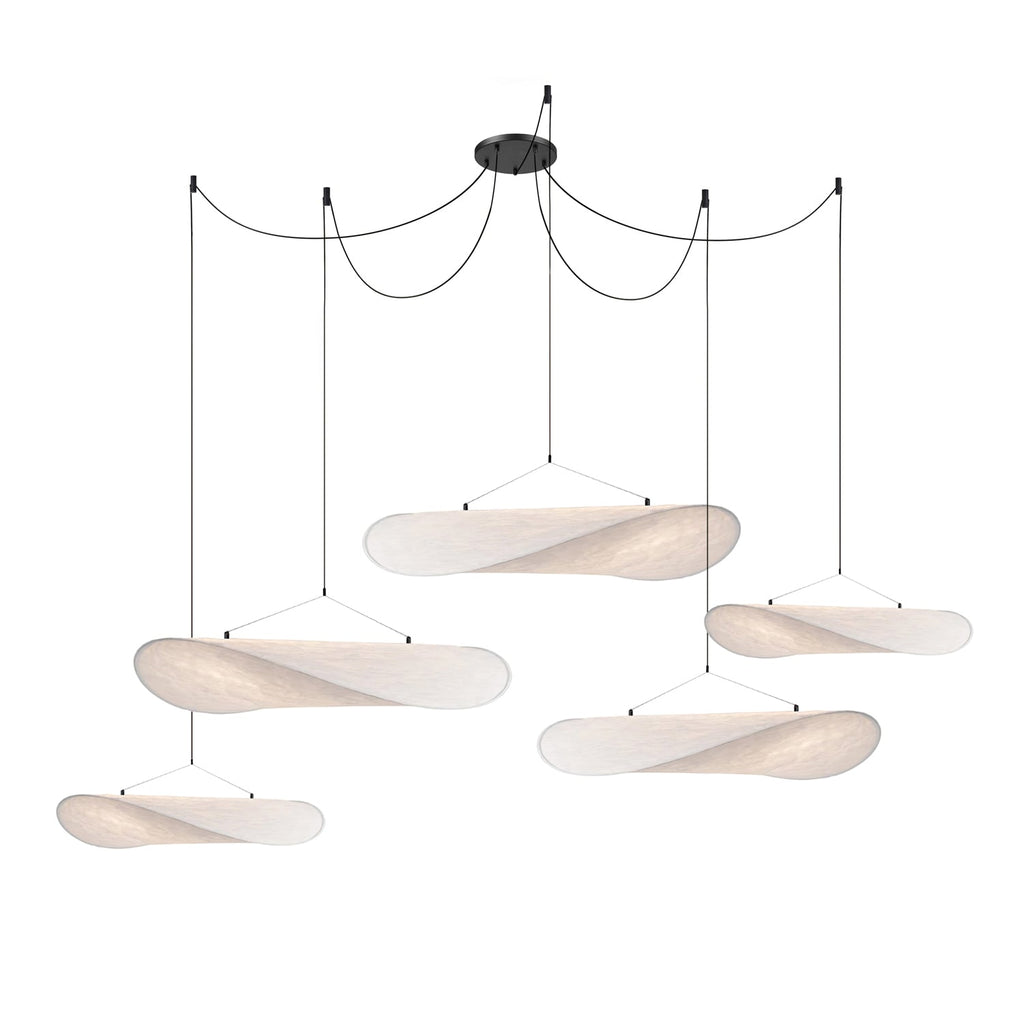Vela Lampe Suspendue Minimaliste en Soie - Neutralighting