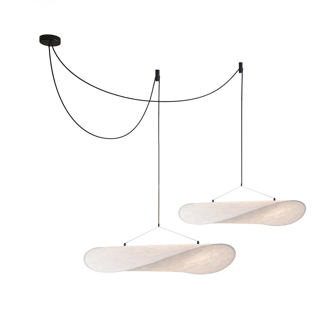 Vela Lampe Suspendue Minimaliste en Soie - Neutralighting