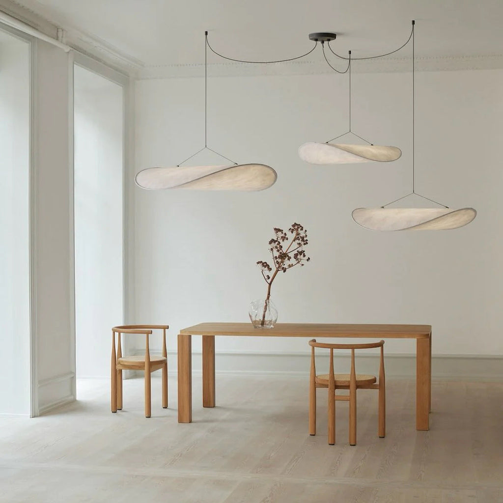 Vela Lampe Suspendue Minimaliste en Soie - Neutralighting