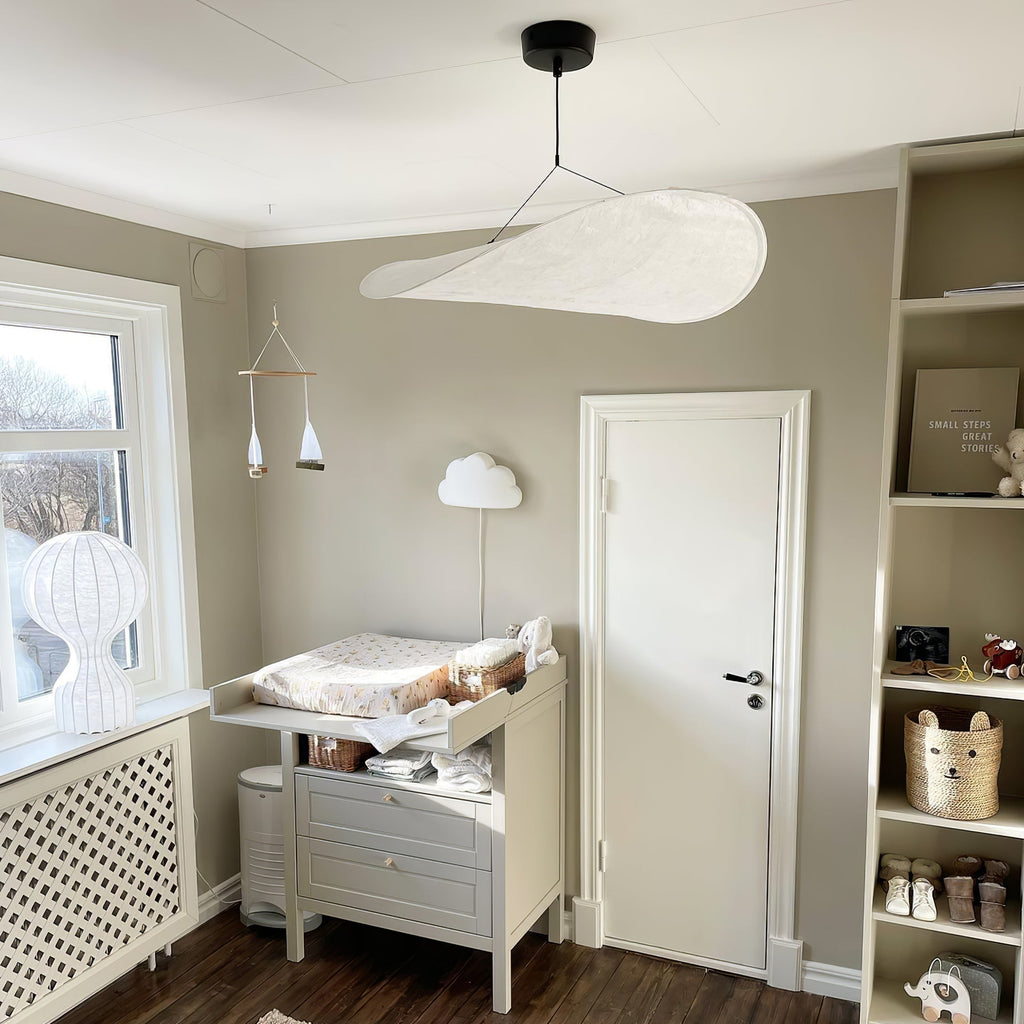 Elyno Lampe Suspension Sculpturale en Tissu - Neutralighting