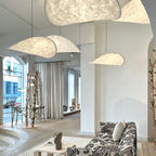 Elyno Lampe Suspension Sculpturale en Tissu - Neutralighting